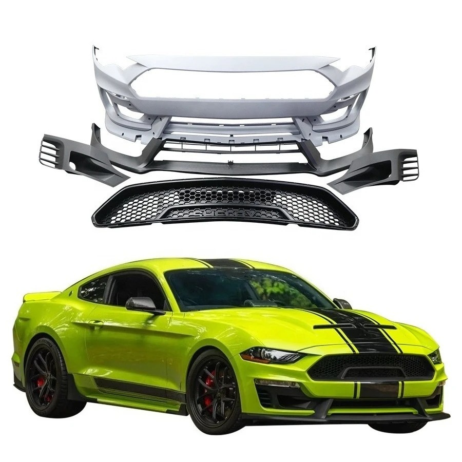 High Quality Super Snake Style Front Bumper Grille for 2018-2023 for  Mustang New Body Kits